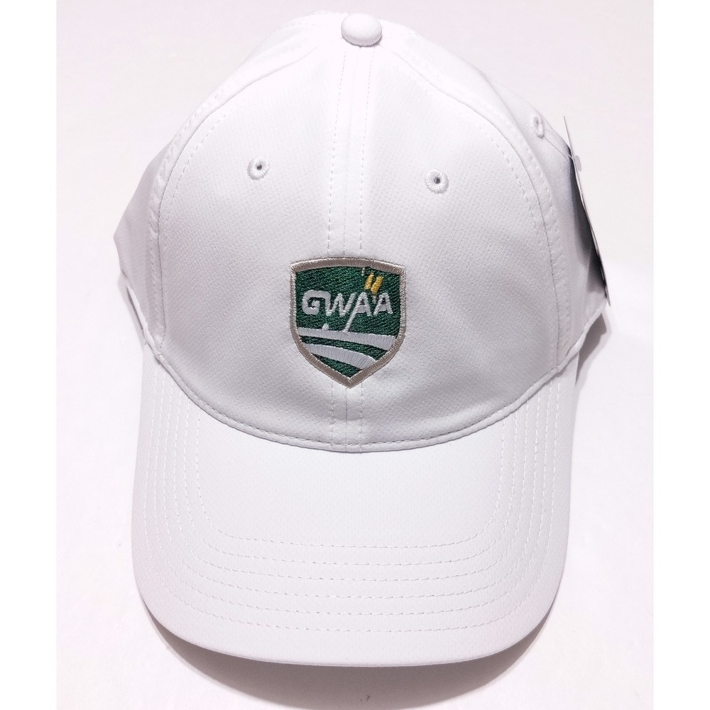 AHEAD GWAA Golf Writers‎ Association of America Performance Hat Cap White ~ New